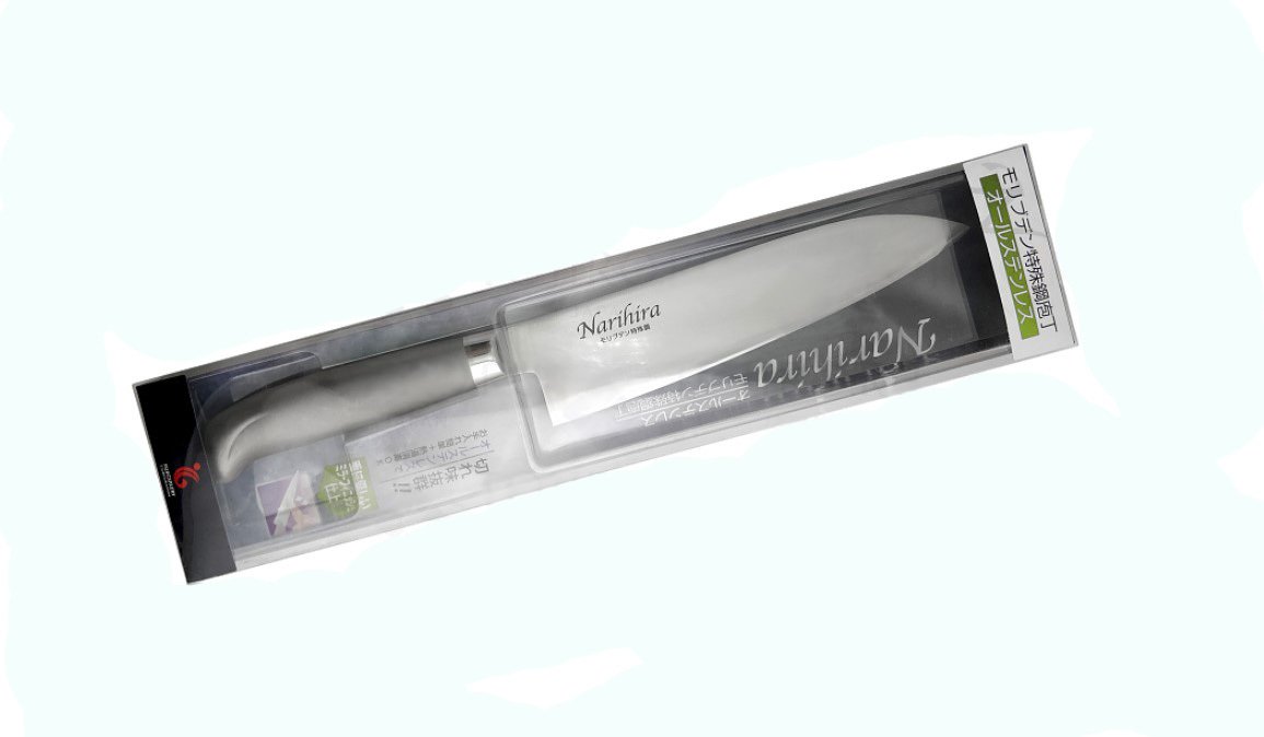 Нож Сантоку Narihira Fuji Cutlery, FC-62, сталь Mo-V, серый - фото 2