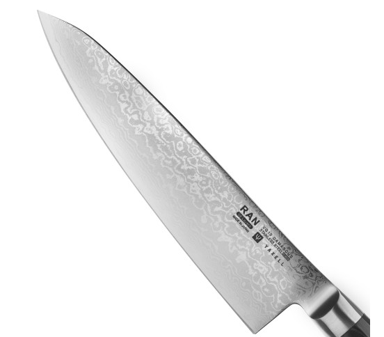 Набор из кухонного ножа с точилкой RAN, дамасская сталь - фото 3