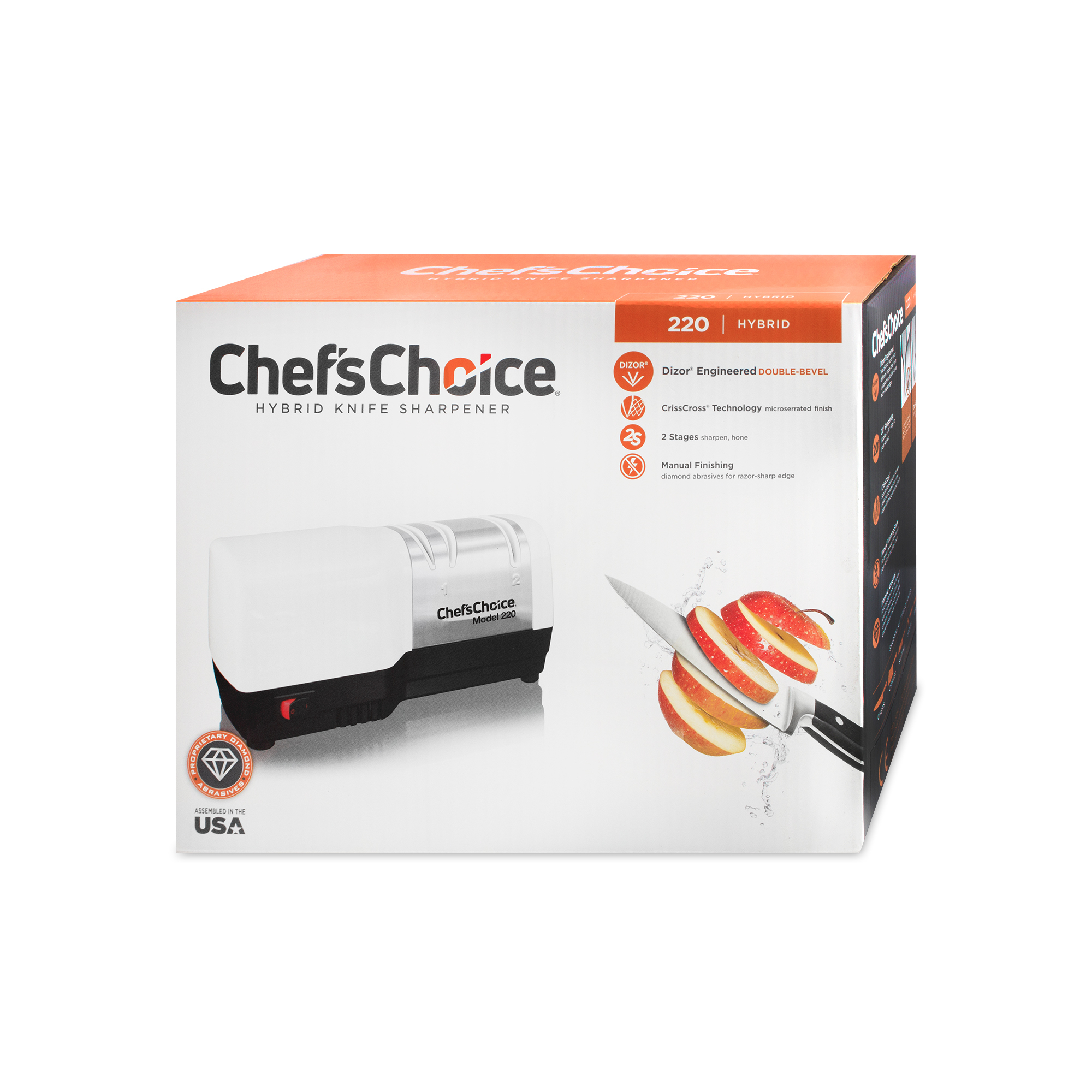 Электрический станок для заточки ножей chef’schoice cc220w | SPORTLE