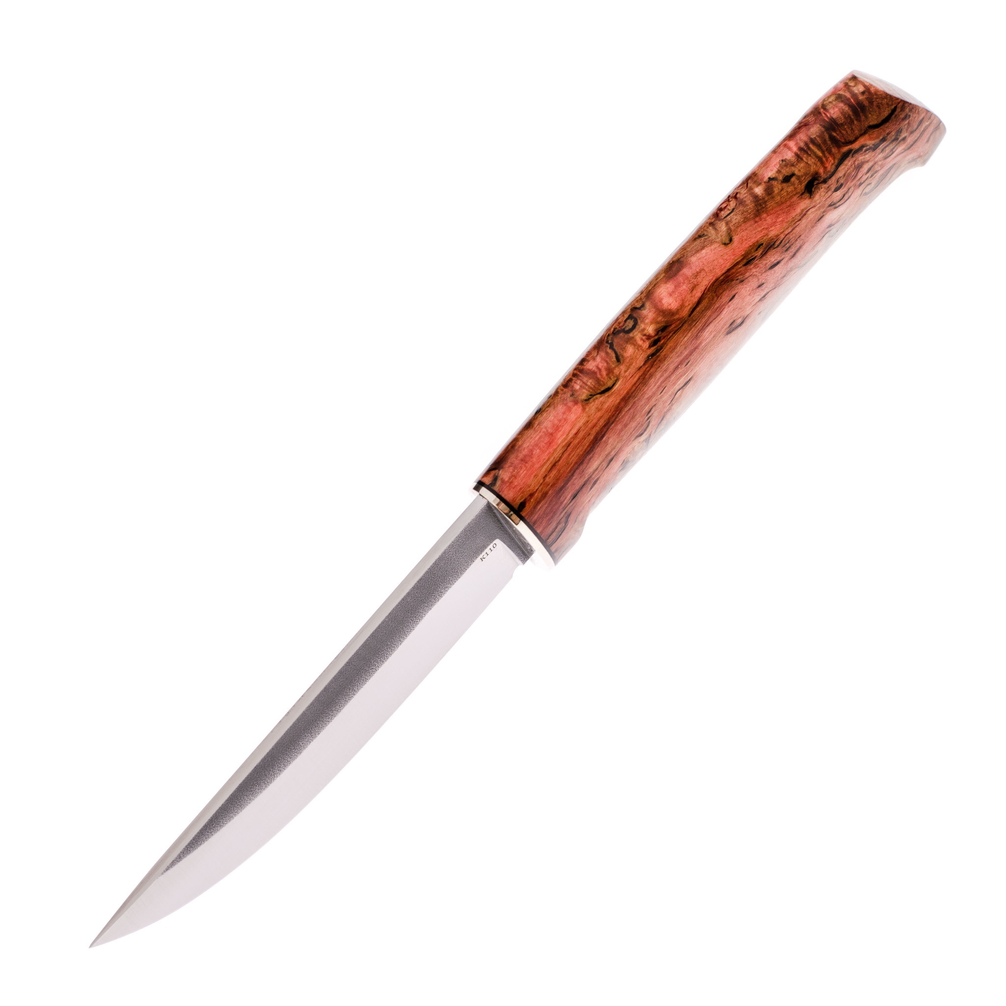 Нож Барбус, сталь K110, красная карельская береза - фото 3