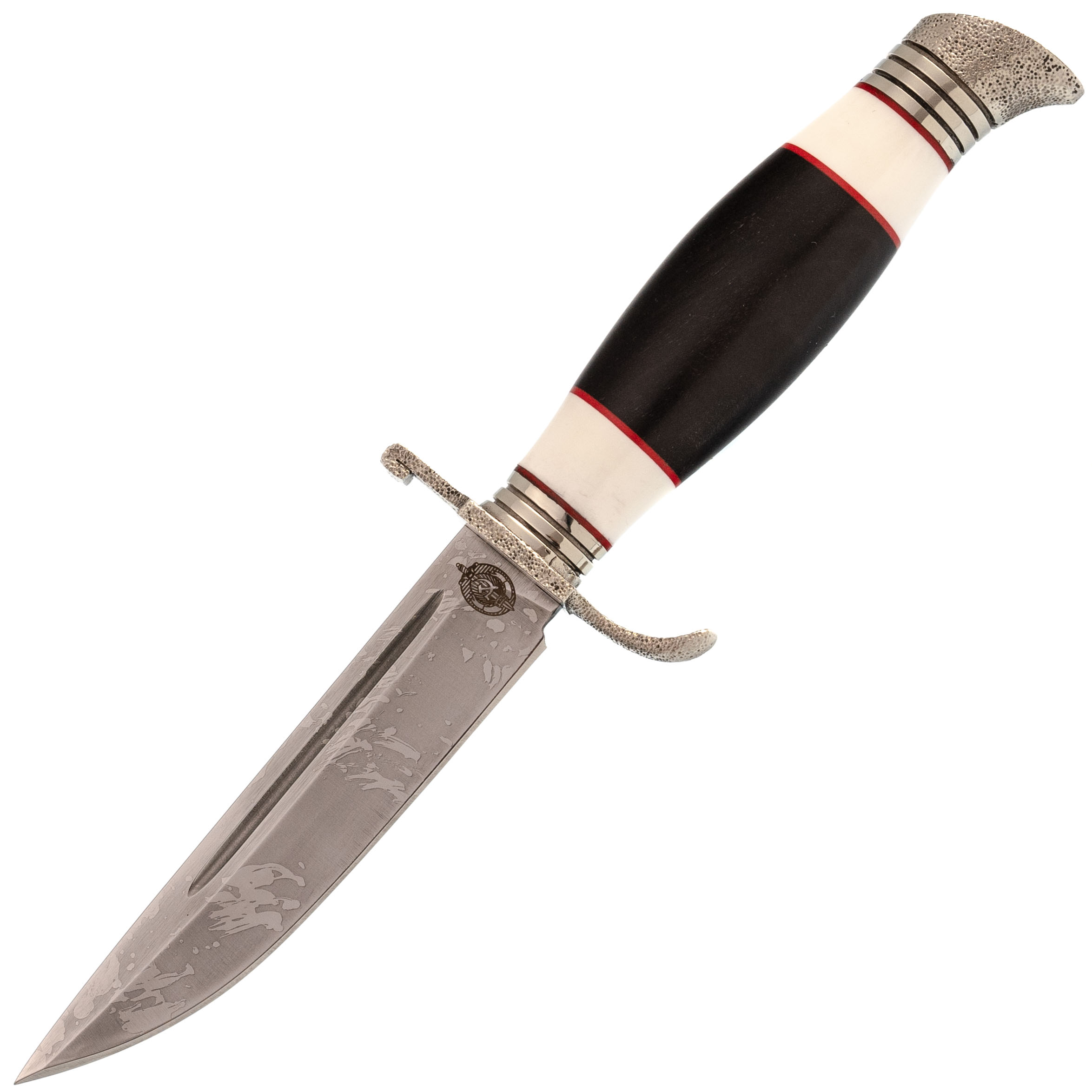 Нож Финка НКВД мини, сталь Х12МФ, рукоять граб/искусственная кость складной нож лиса 1 сталь х12мф граб