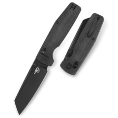 Фото Нож складной Bestech Slasher 20.1 см, сталь D2, рукоять микарта, черный
