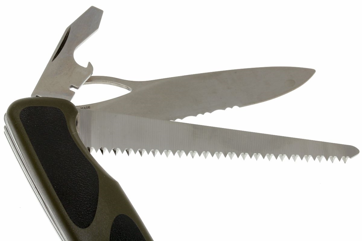 Нож Victorinox RangerGrip 179 0.9563.MWC4 (0.9563.MWC4) зеленый/черный 12 функций пластик - фото 3