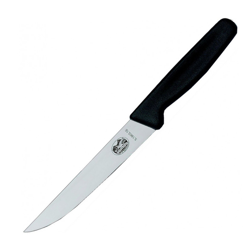 Кухонный нож Victorinox Carving, сталь X50CrMoV15, рукоять матовый полипропилен, черный от Ножиков