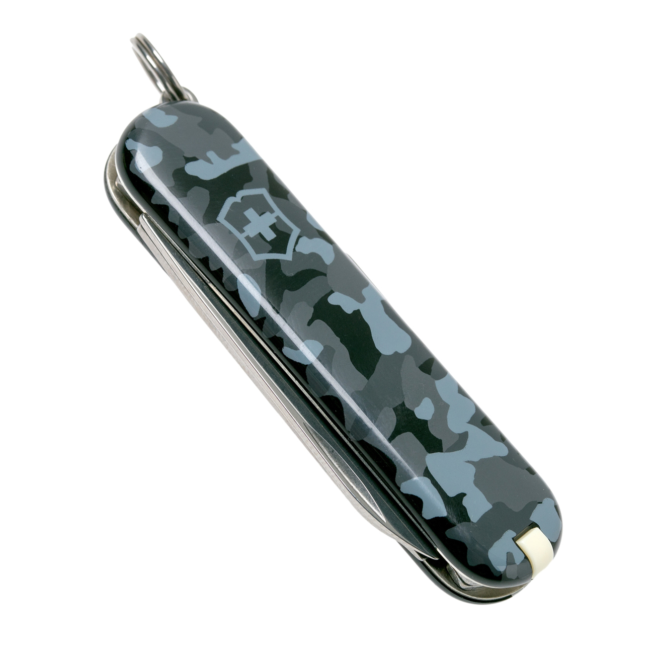 фото Нож перочинный victorinox classic, сталь x55crmo14, рукоять cellidor®, синий камуфляж
