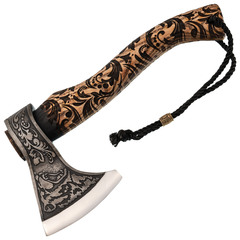 Фото Топор Хохлома, кулачный