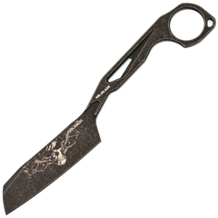 Фото Скелетный нож Mr.Blade Abuser LE Ghost blackwash, сталь AUS-8