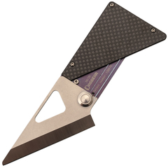 Фото Складной нож Daggerr Cardknife сталь VG-10, рукоять Purple Ti/Carbon Fiber