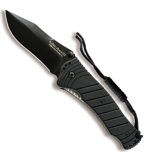 фото Складной нож ontario utilitac ii, с черным клинком