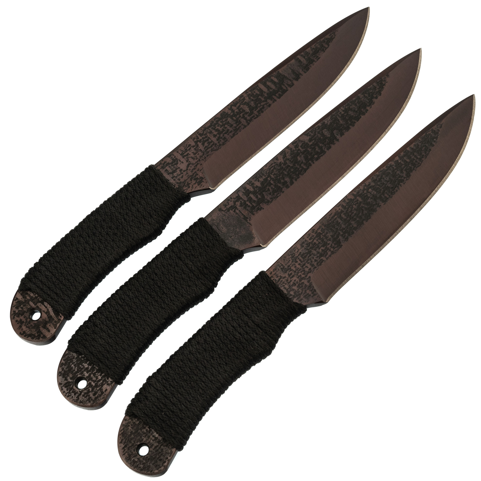 фото Набор спортивных ножей "сокол", комплект 3 шт, сталь 65г титов и солдатова