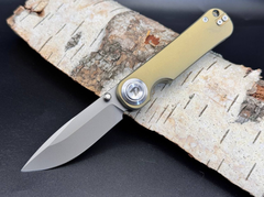 Фото Складной нож Dr.Tech Zefir D4245TGR, сталь D2, рукоять TC4, зеленый