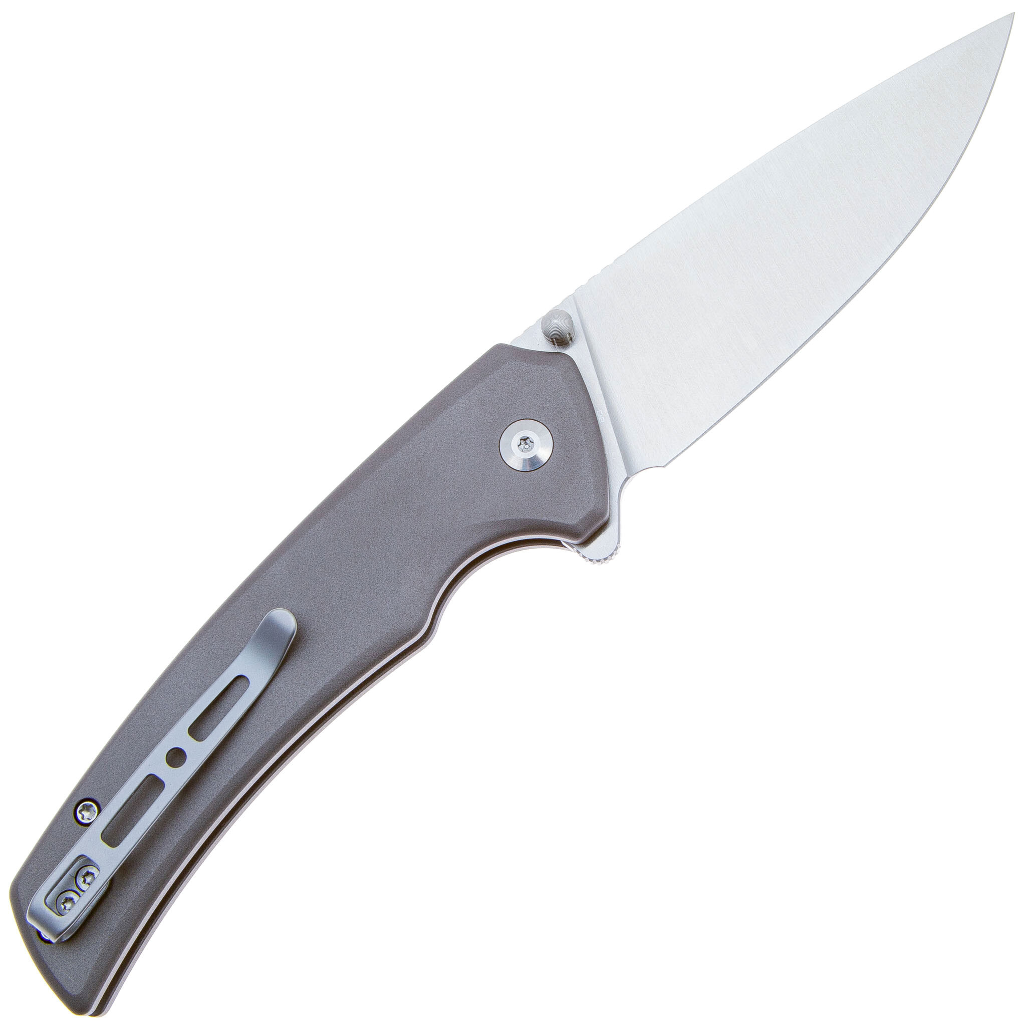 Складной нож Sencut Serene, сталь D2, рукоять алюминий, серый - фото 2