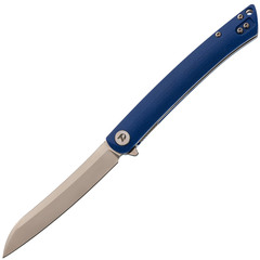 Фото Складной нож Dr.Tech D4224LBL Blue, сталь D2, рукоять G10