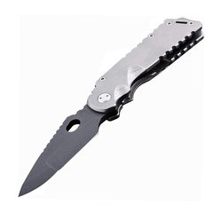 Фото Складной нож Medford Arktika, сталь D2 PVD, рукоять титановый сплав, серый