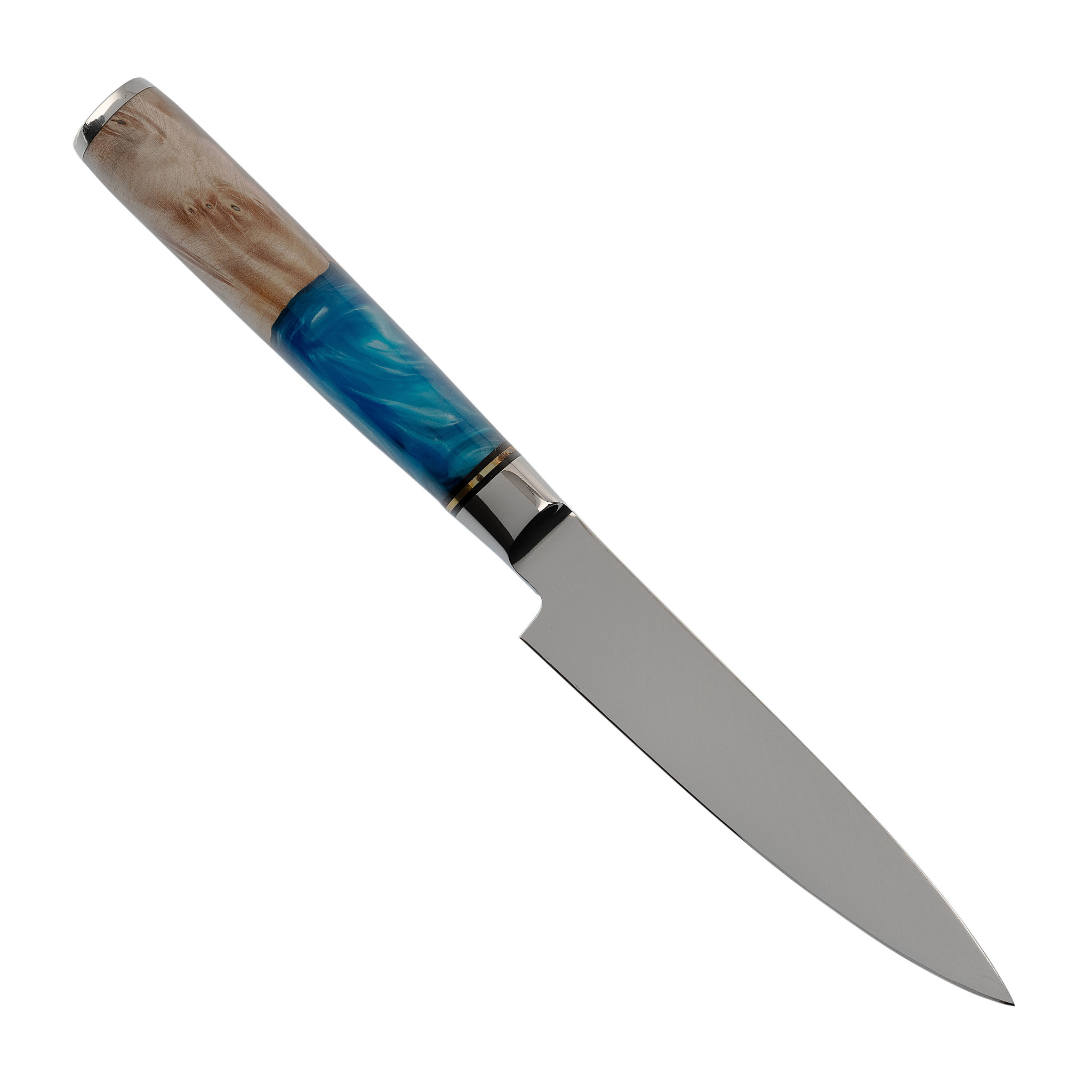 Кухонный универсальный нож Tuotown TWB-D3, сталь VG-10, рукоять дерево/эпоксидка - фото 3