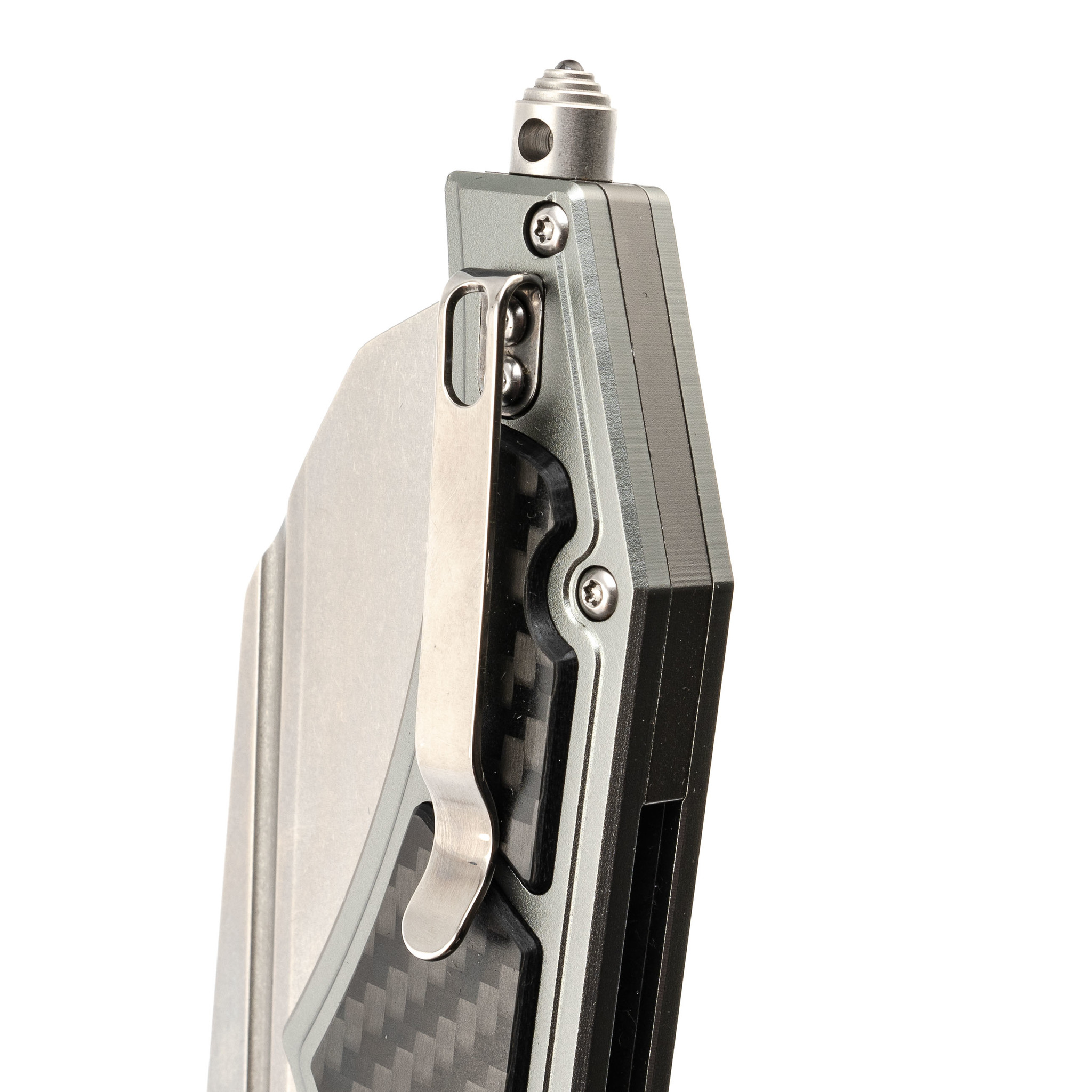 Складной нож Artisan Apache, сталь D2, алюминий, карбон - фото 8