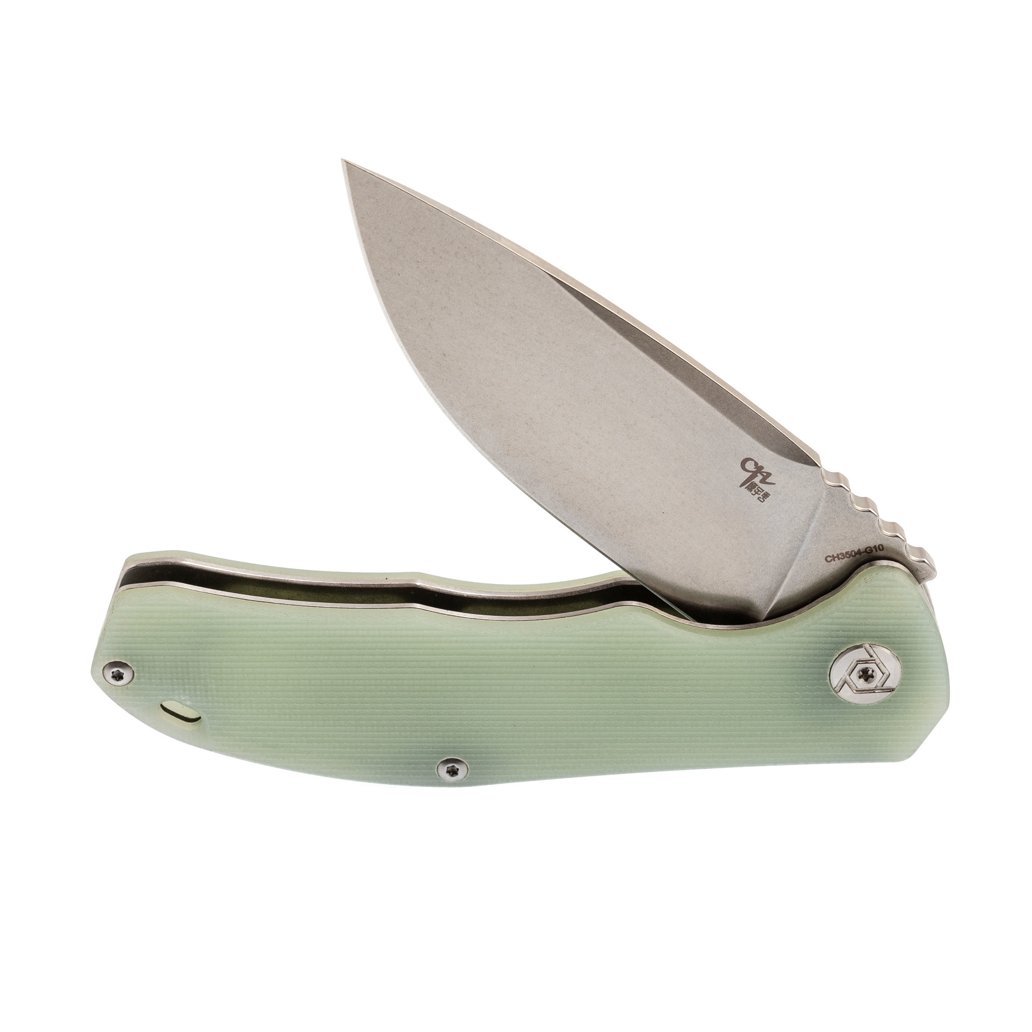 Складной нож CH3504 сталь D2, зеленый - фото 8