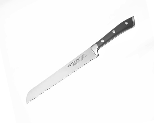 Кухонный нож для хлеба Tuotown, серия BLANCHE, сталь  1.4116