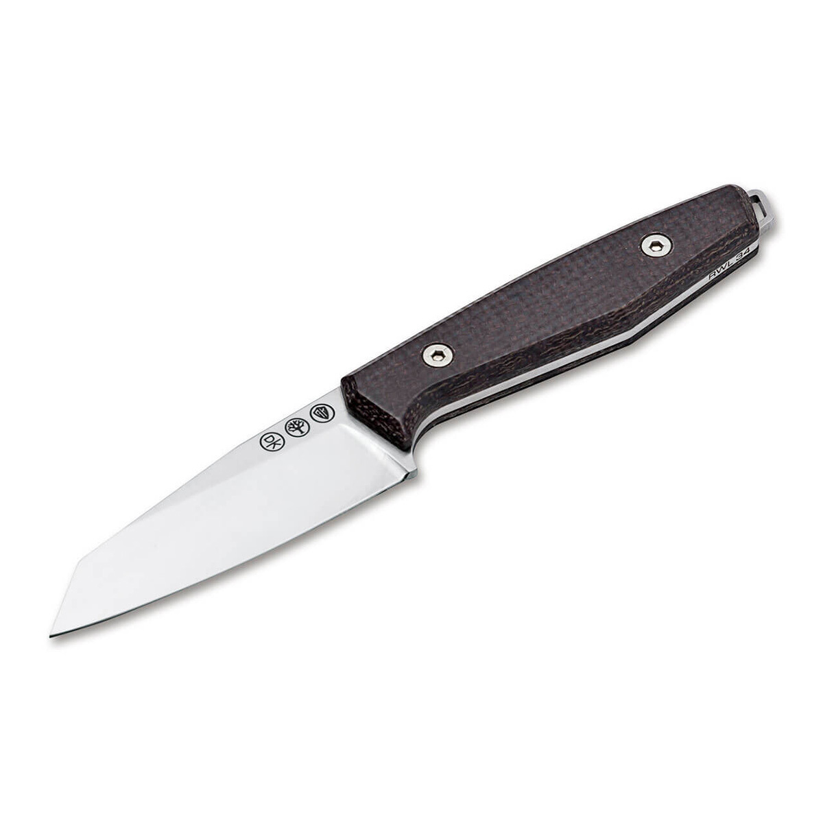 Нож с фиксированным клинком Boker Daily Knives AK1 Reverse Tanto Bison, сталь RWL 34, рукоять микарта