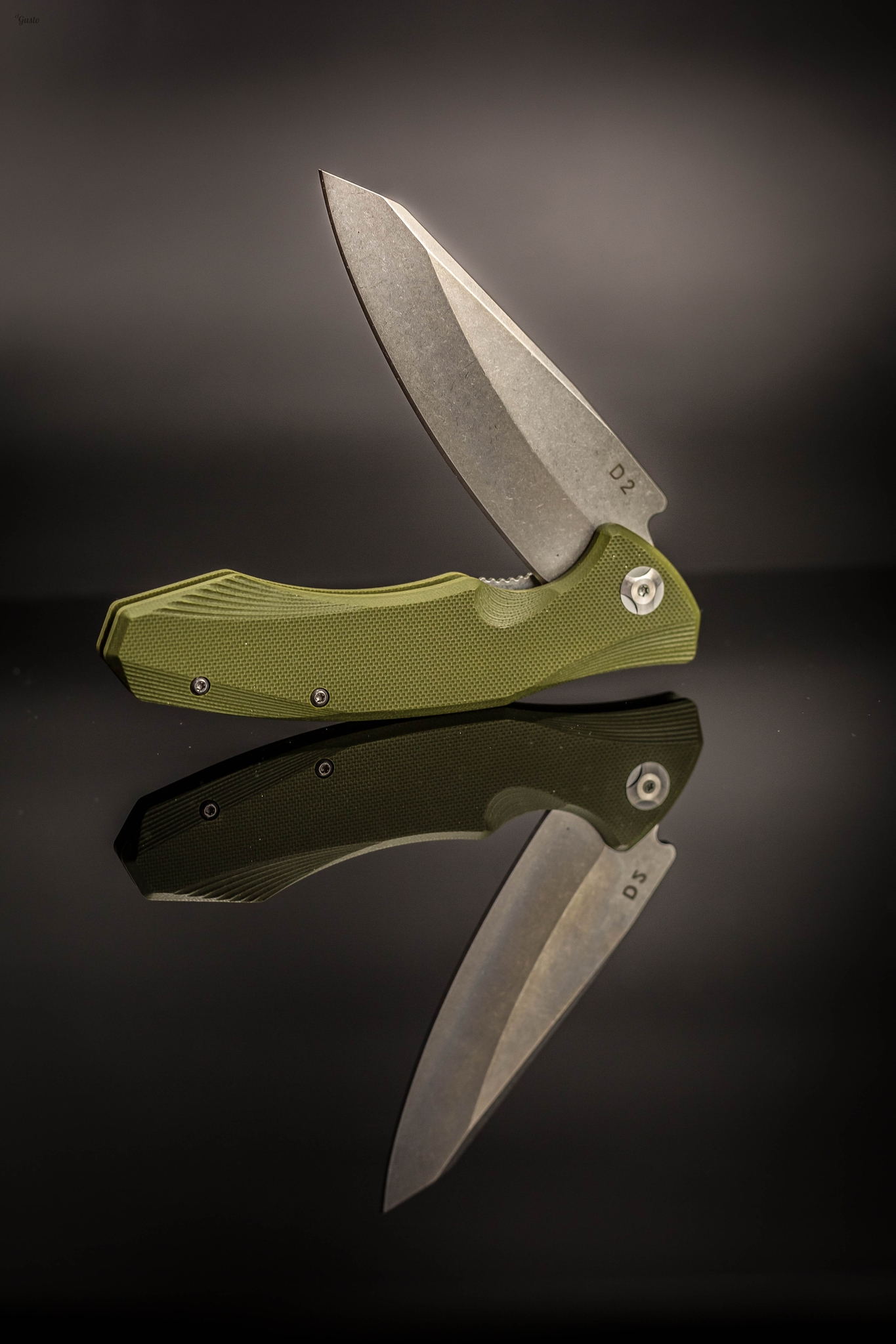 Складной нож Junior Green, сталь D2 от Ножиков