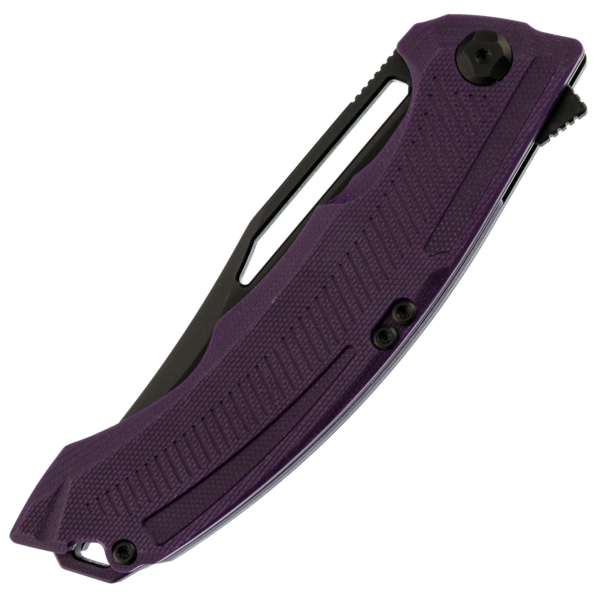 Складной нож Fat Dragon 7, сталь D2, рукоять G10, фиолетовый - фото 7