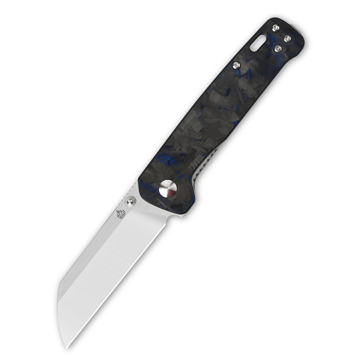 Складной нож QSP Penguin QS130-TBL, сталь D2, рукоять карбон