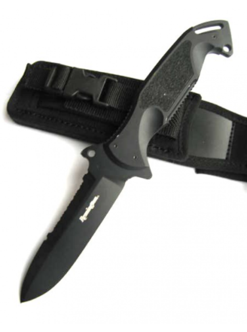 фото Нож с фиксированным клинком remington зулу i (zulu) rm\895fd dlc, сталь bohler n690 dlc, рукоять алюминий