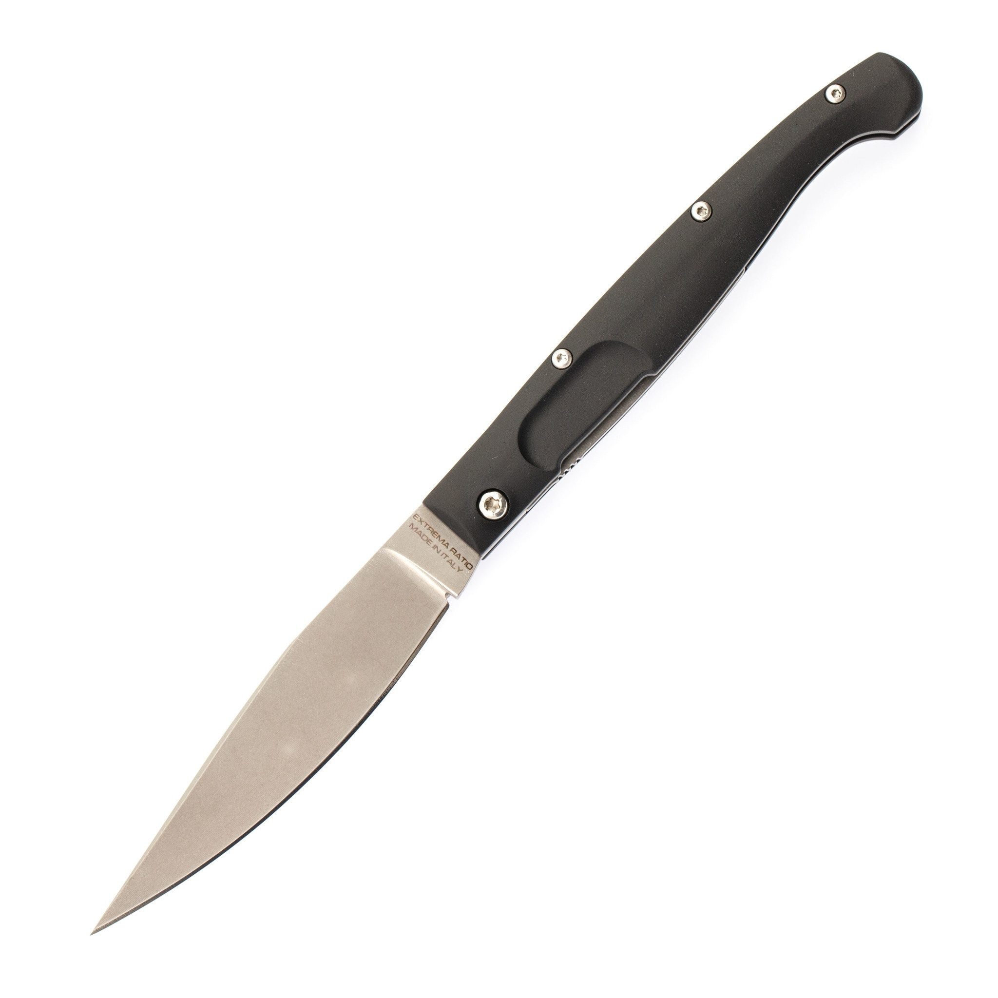 Складной нож Extrema Ratio Resolza 10, сталь N690 Stonewash, рукоять черная Anticorodal