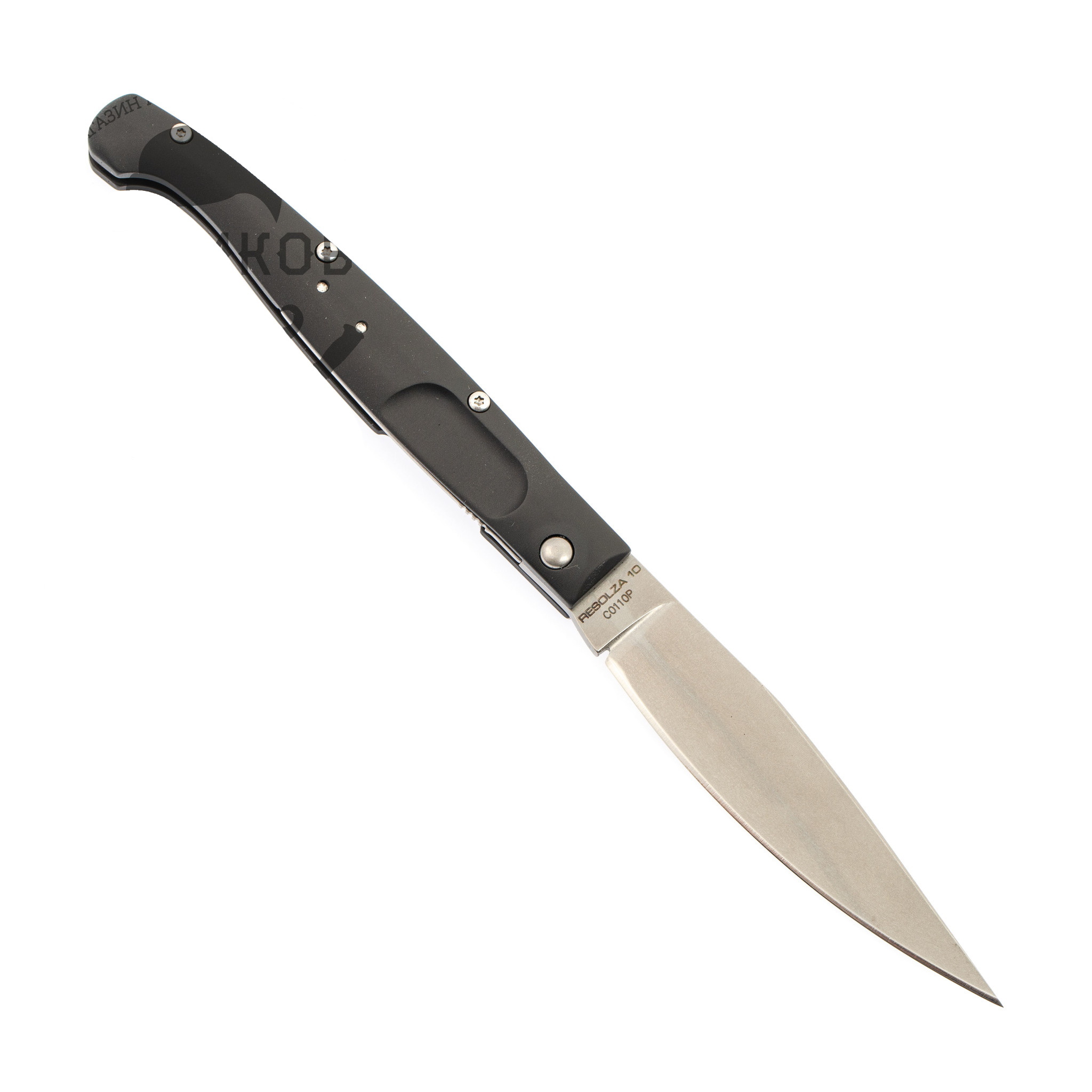 Складной нож Extrema Ratio Resolza 10, сталь N690 Stonewash, рукоять черная Anticorodal - фото 3