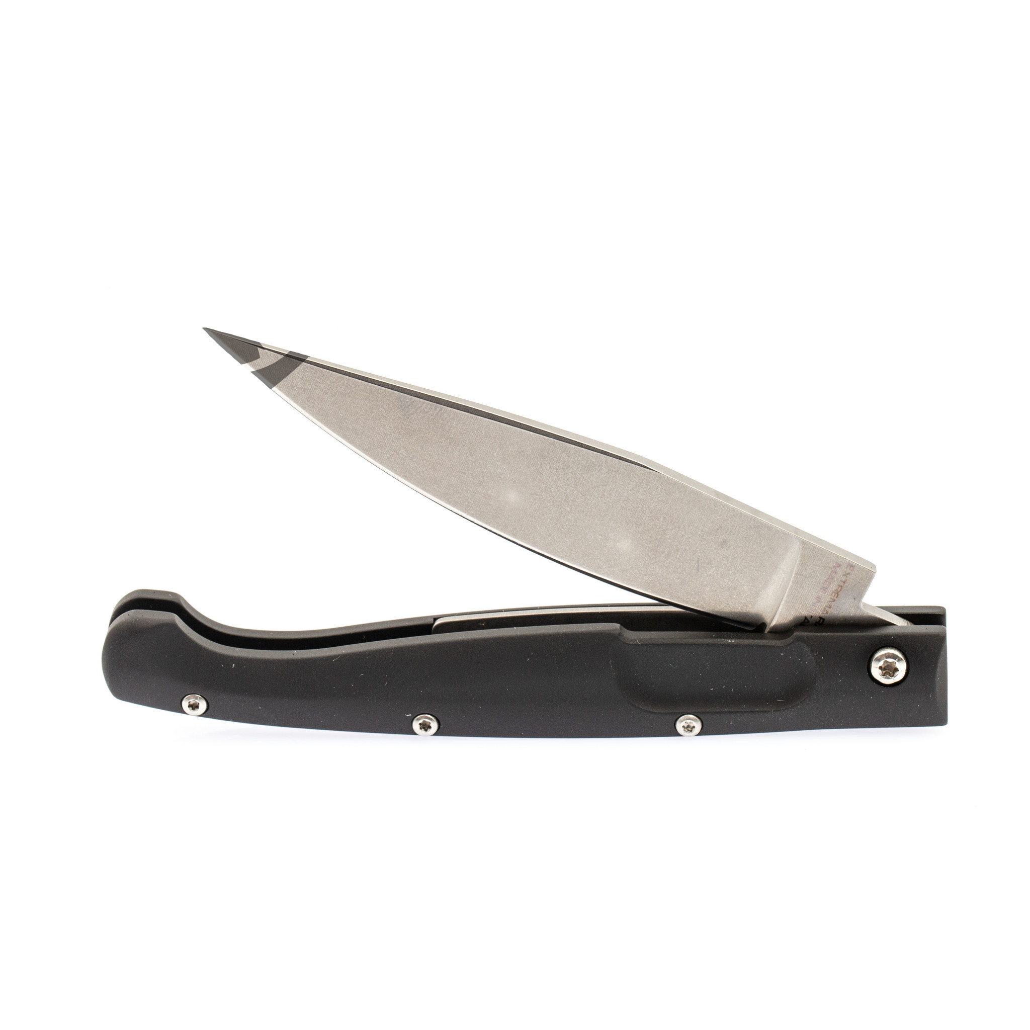 Складной нож Extrema Ratio Resolza 10, сталь N690 Stonewash, рукоять черная Anticorodal - фото 5