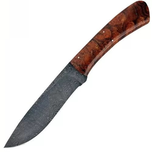 Нож с фиксированным клинком Arno Bernard Buffalo Limited, дамасская сталь, рукоять аризонское железное дерево
