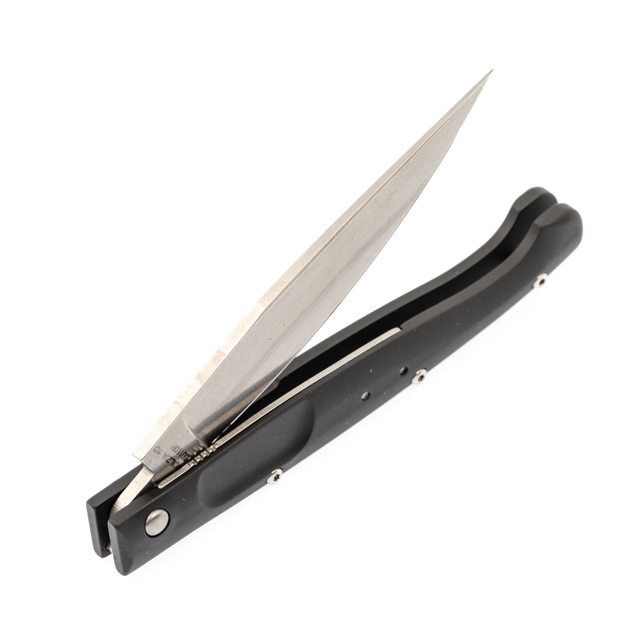 Складной нож Extrema Ratio Resolza 10, сталь N690 Stonewash, рукоять черная Anticorodal - фото 6