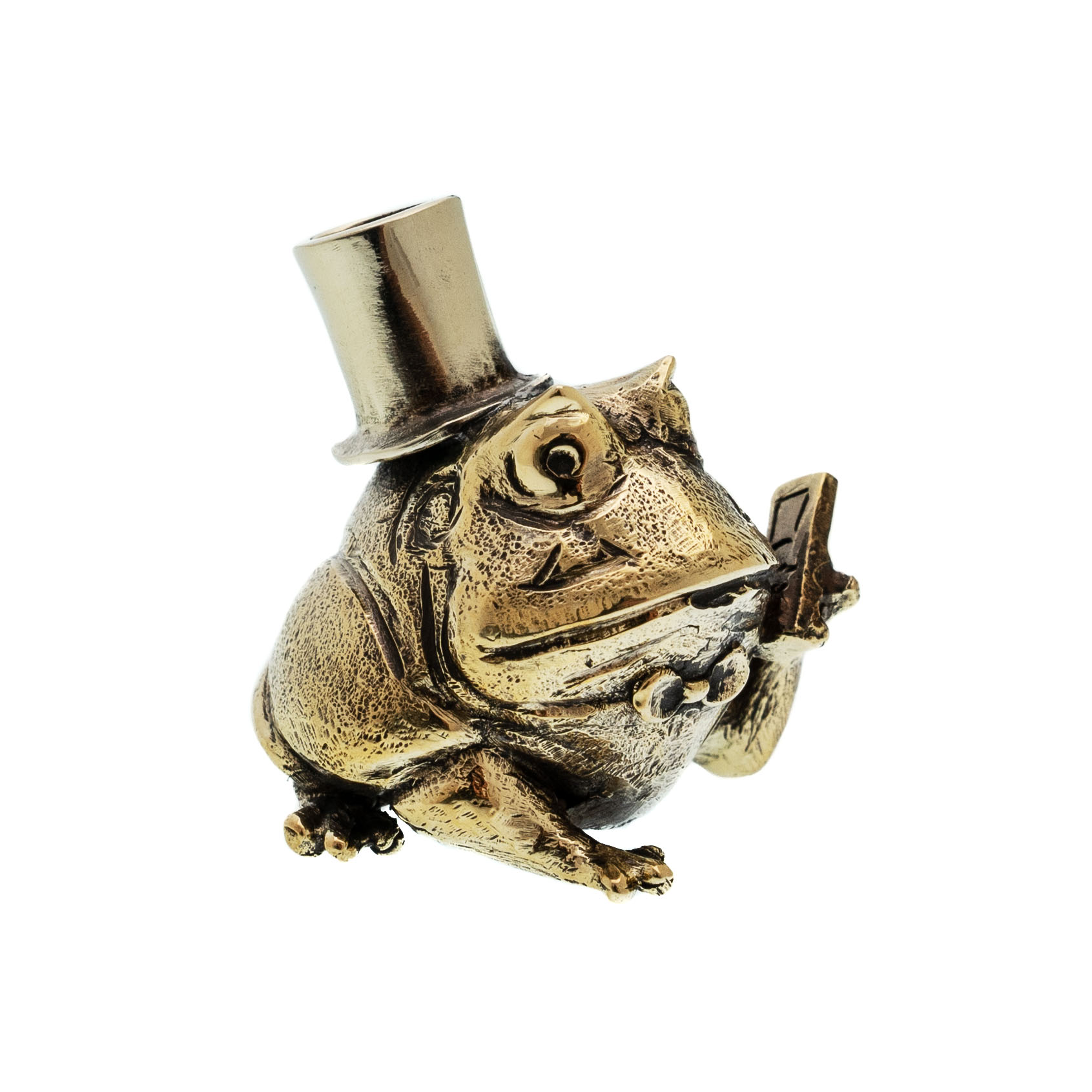 Бусина для темляка Mr.Frog, латунь бусина для темляка рундук дейви джонса мельхиор