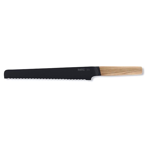 Нож для хлеба Ron 230 мм, BergHOFF, 3900010, сталь X30Cr13, дерево коричневій