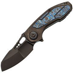 Фото Складной нож CKF/Malyshev PeaceDuke Dva, сталь M398, рукоять титан/циркути
