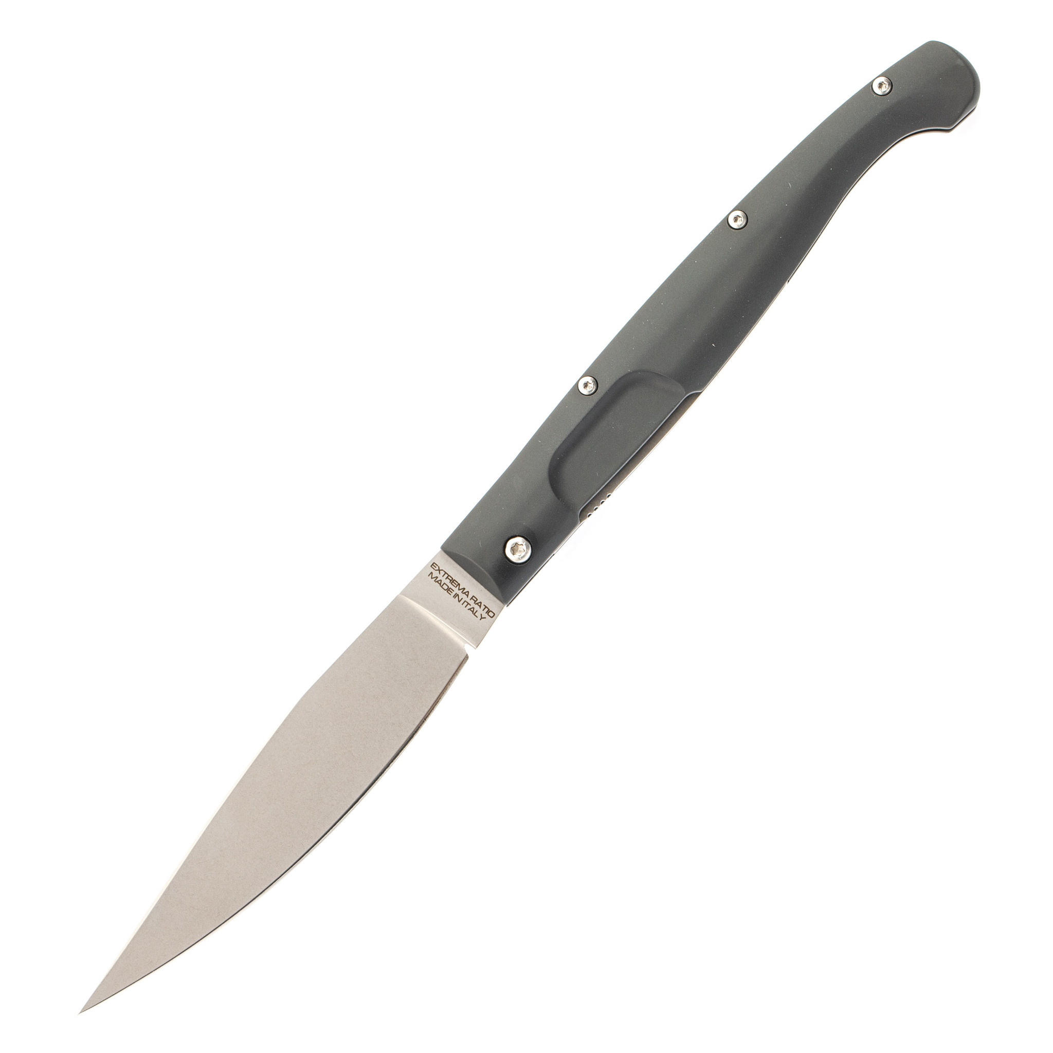 Складной нож Extrema Ratio Resolza 12, сталь N690 Stonewash, рукоять черная Anticorodal