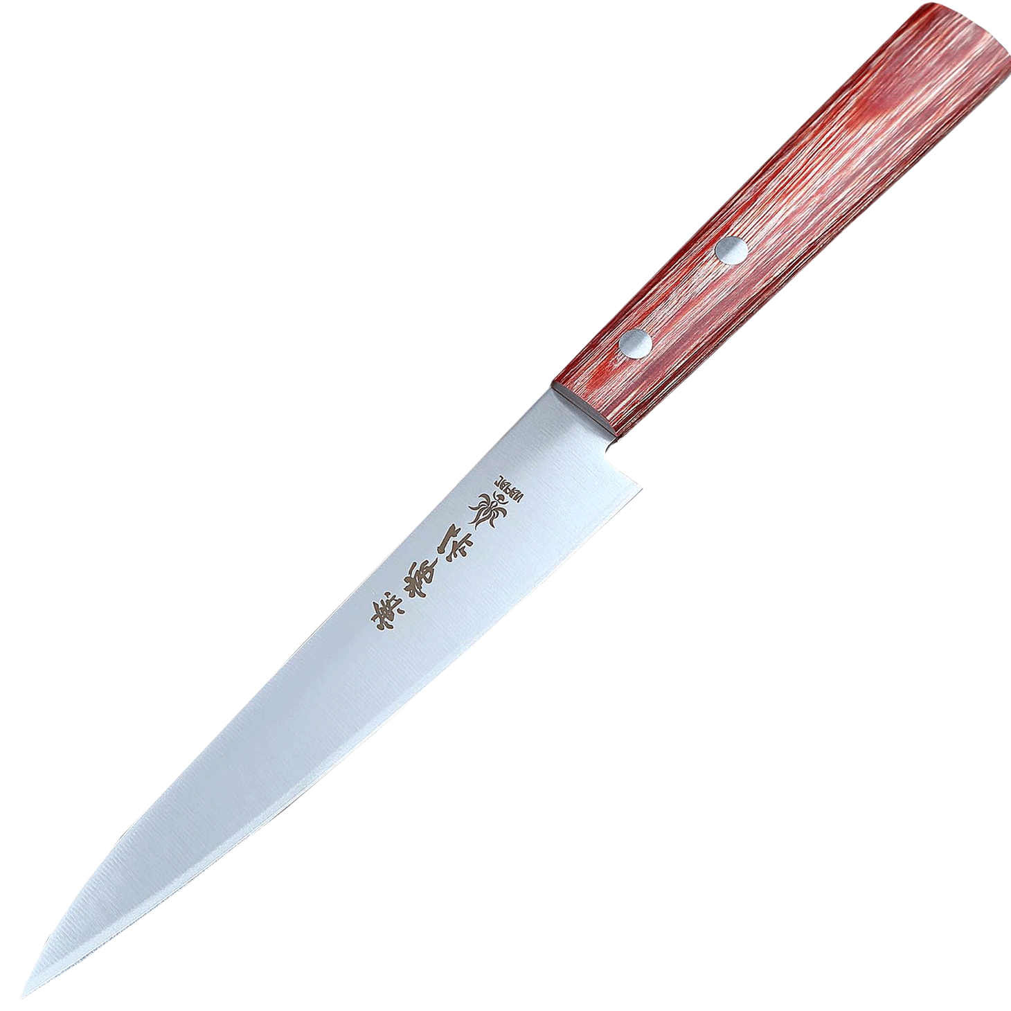 Нож кухонный Kanetsune 135 мм, сталь DSR-1K6, рукоять pakka wood