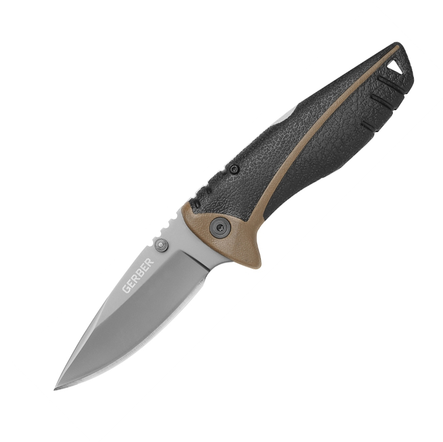 Складной нож Gerber Myth Folder, сталь 440А, рукоять стеклотекстолит G10, черный
