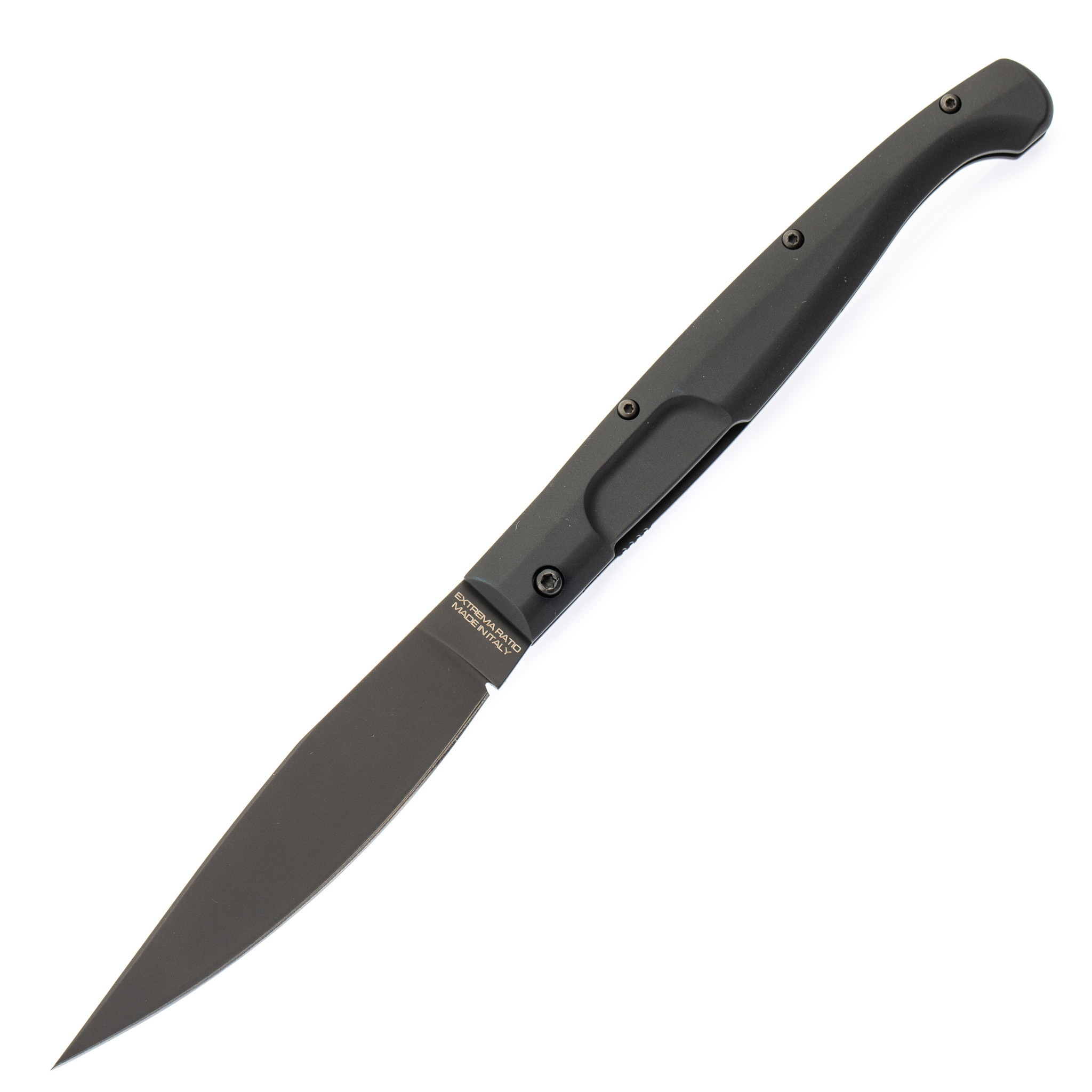Складной нож Extrema Ratio Resolza 12, сталь N690, рукоять черная Anticorodal