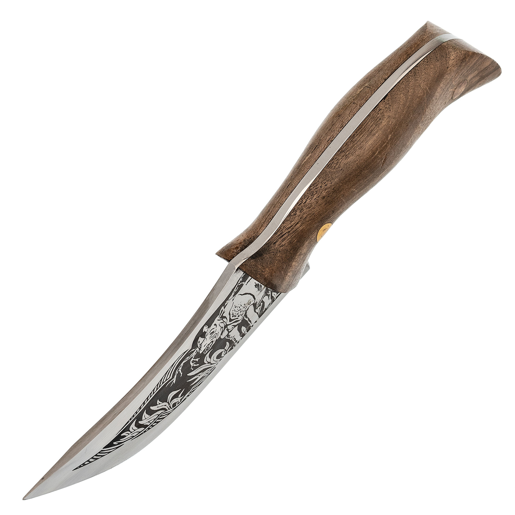 Нож Носорог, сталь 65х13, орех, Кизляр - фото 3