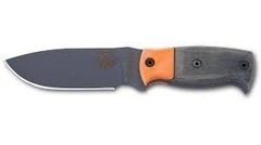 Фото Нож с фиксированным клинком Ontario RВ-6 Afgan MM_9441BO, сталь S7, рукоять G10/микарта, orange/black