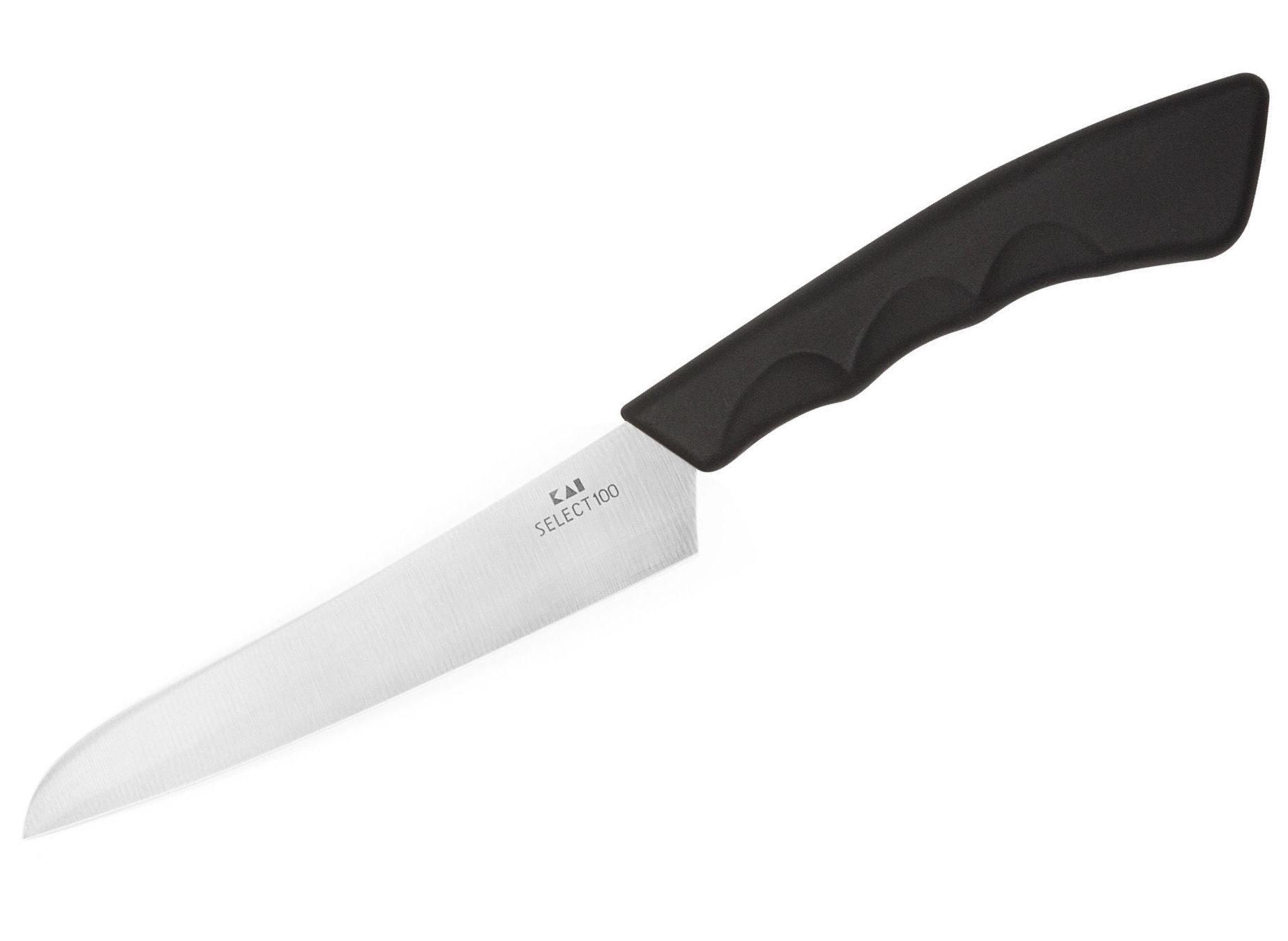 Нож кухонный для фруктов и овощей KAI series SELECT100 120 мм, сталь Mo-V, рукоять пластик - фото 1