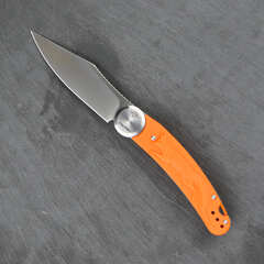 Фото Складной нож Перемен Лисичка, сталь 8Cr14MoV, рукоять FRN, оранжевый