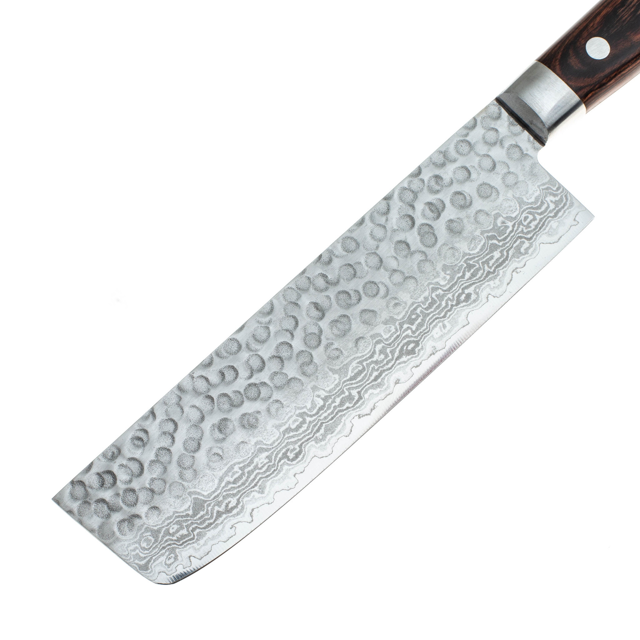 Нож Накири Sakai Takayuki 07223 160 мм, сталь VG-10, Damascus, 17 слоев, дерево - фото 2