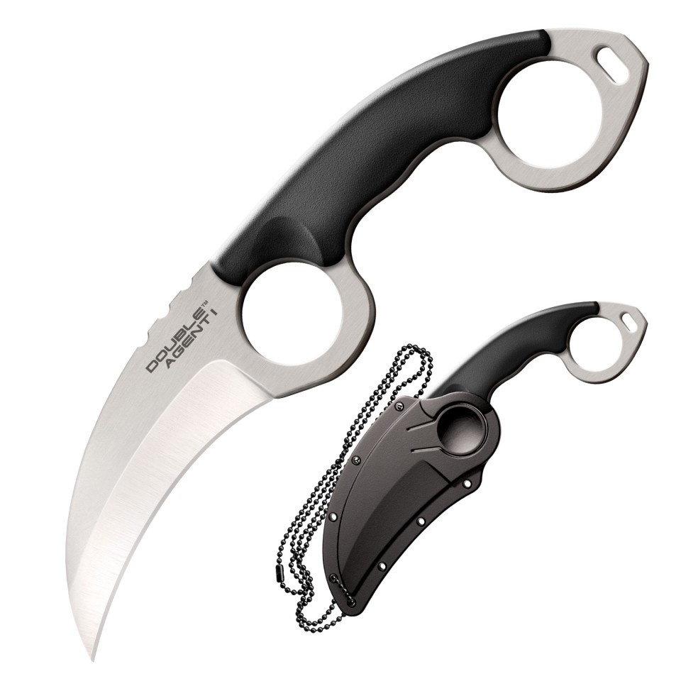 фото Нож cold steel double agent i 39fk, сталь aus-8a, рукоять пластик
