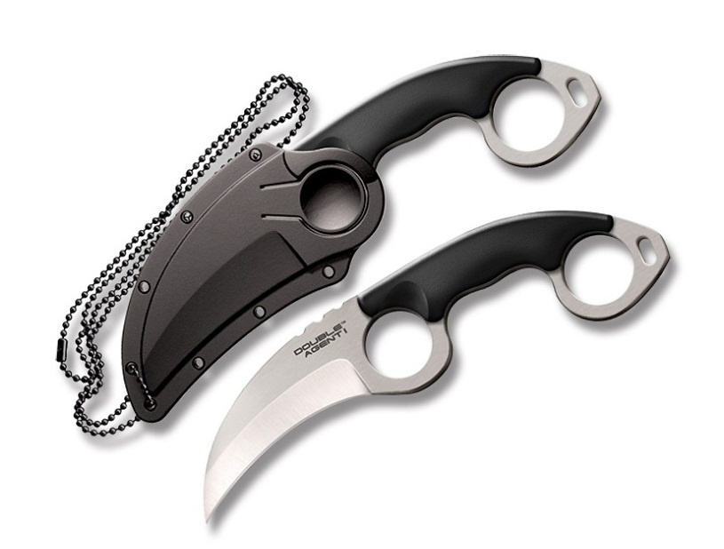 фото Нож cold steel double agent i 39fk, сталь aus-8a, рукоять пластик
