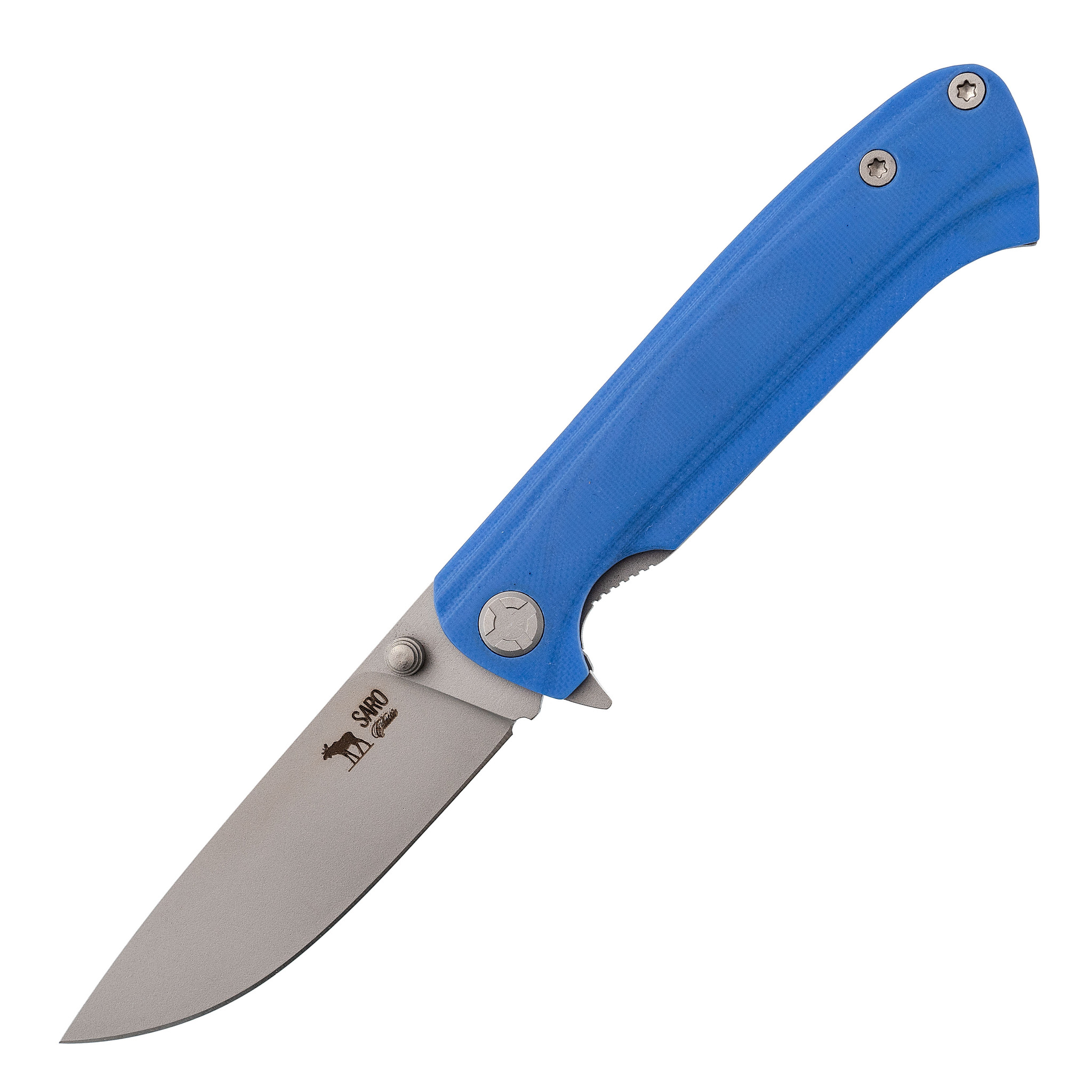 Складной нож Чиж, сталь K110, G10 синий