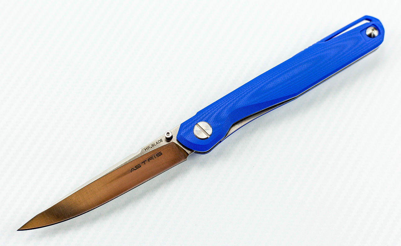 Складной нож Astris Blue D2/G10 от Сергея Шнурова от Ножиков