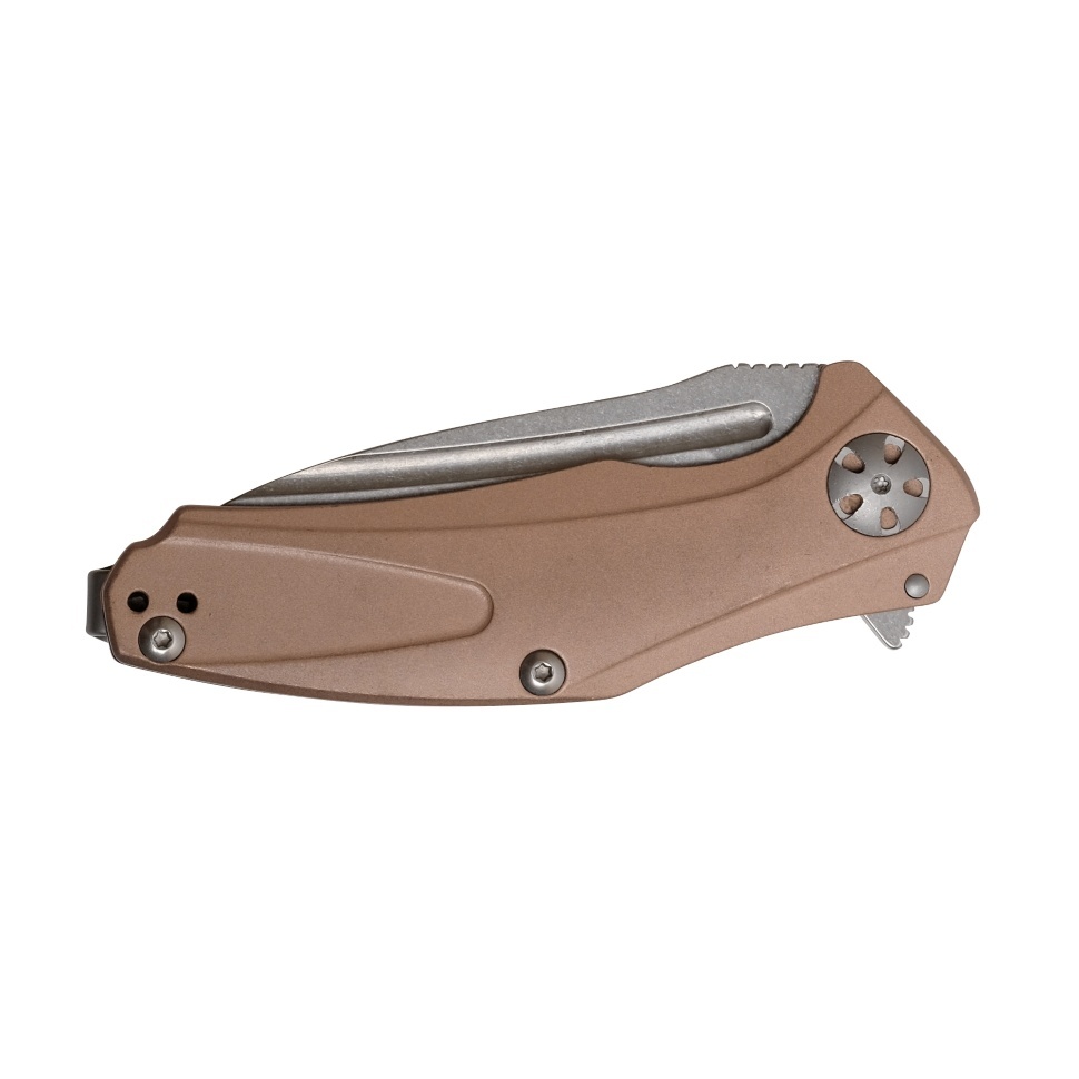 Складной полуавтоматический нож Kershaw Mini Natrix Copper K7006CU, сталь D2, рукоять медь - фото 8