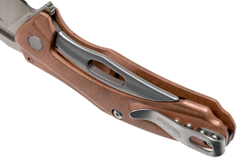 Складной полуавтоматический нож Kershaw Mini Natrix Copper K7006CU, сталь D2, рукоять медь - фото 10